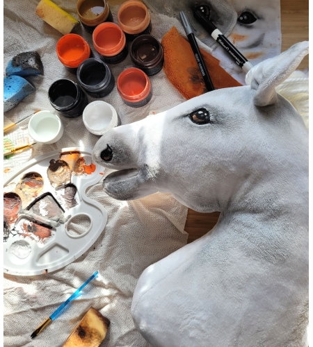 Keppihevonen - Hobby Horse A3 Valkoinen