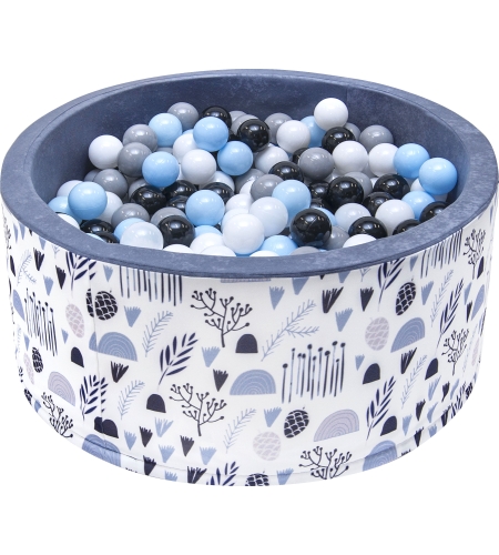 Pallomeri palloilla 200 kpl - harmaa oksilla