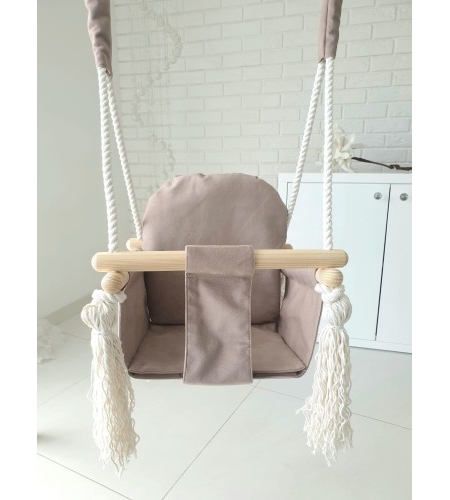 Sisäkäyttöön Sopiva Vauvan Keinulauta Beige Pupu