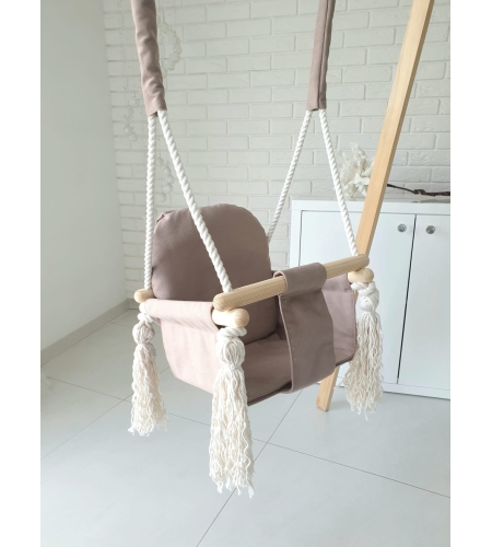 Sisäkäyttöön Sopiva Vauvan Keinulauta Beige Pupu