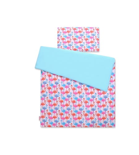2-osainen vuodevaatesetti - 100x135 Mini - Flamingo