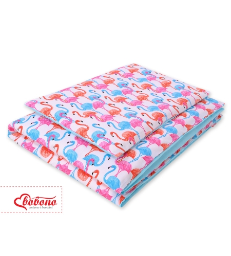 2-osainen vuodevaatesetti - 100x135 Mini - Flamingo