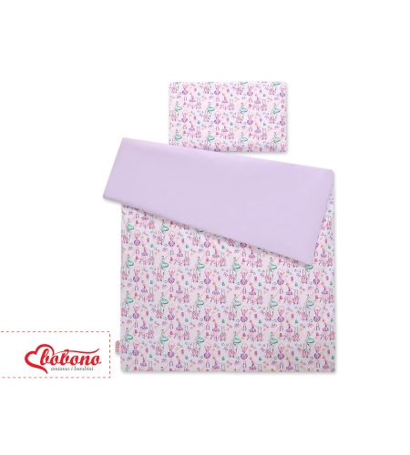 2-osainen vuodevaatesetti - 100x135 Mini - Violetti Ballerinat