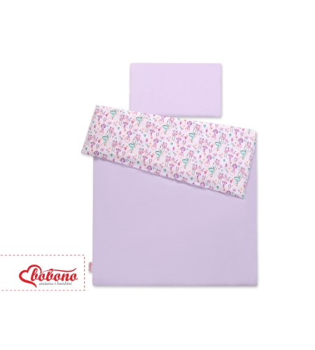 2-osainen vuodevaatesetti - 100x135 Mini - Violetti Ballerinat