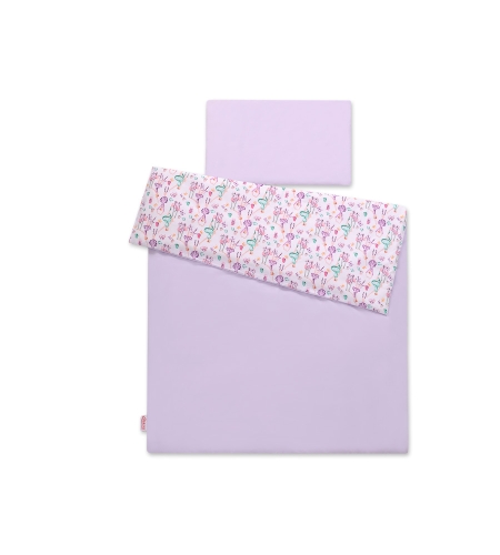 2-osainen vuodevaatesetti - 100x135 Mini - Violetti Ballerinat
