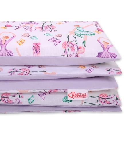 2-osainen vuodevaatesetti - 100x135 Mini - Violetti Ballerinat