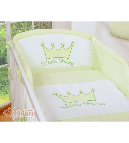 3-osainen vuodevaatesetti vauva  Little Prince/Princess Vihreä