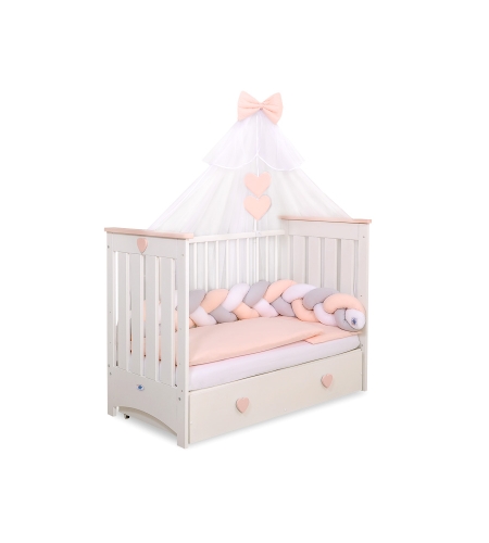 Hyttysverkko pinnasänkyyn Beige Sifonki