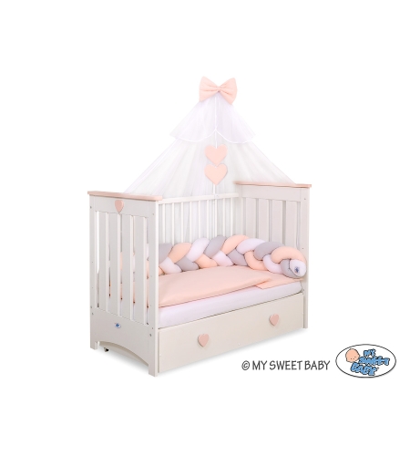 Hyttysverkko pinnasänkyyn Beige Sifonki