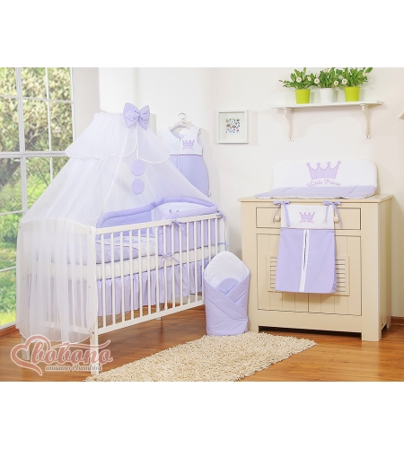 Hyttysverkko vauvan sänkyyn - Little Prince/Princess Violetti Sifonki