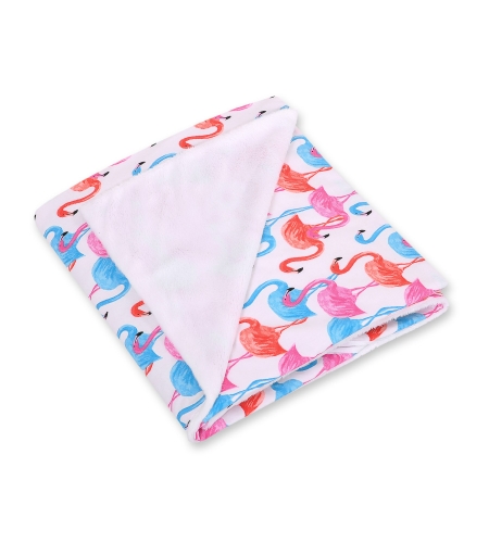 Käännettävä viltti auton turvaistuimeen Flamingo