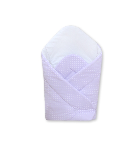 Kapalo tarrakiinnityksellä - Hanging Hearts  Violetti Valkoisilla Pilkuilla