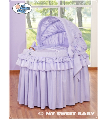Kehto kuvulla ja pyörillä Violetti