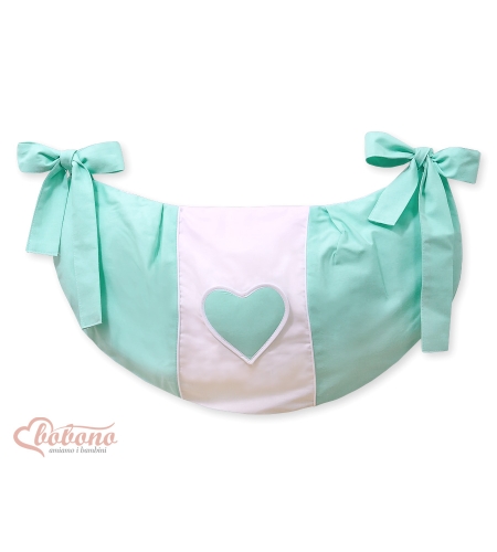 Lelupussukka pinnasänkyyn - Hanging Hearts Minttu