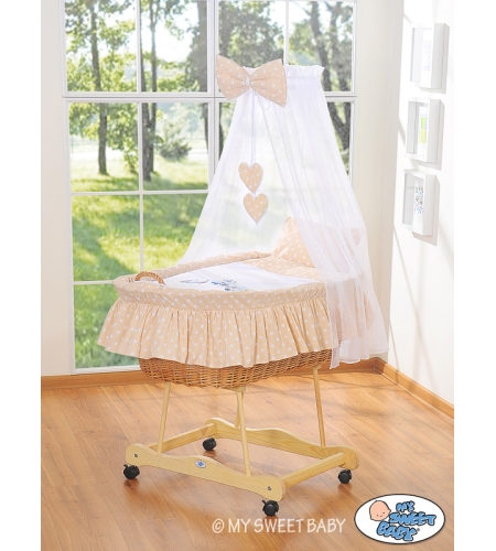 Liikuteltava kehto Beige