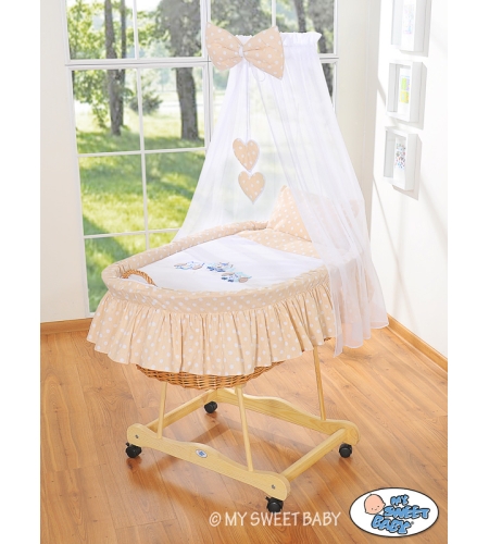 Liikuteltava kehto Beige