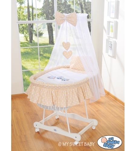 Liikuteltava kehto Beige