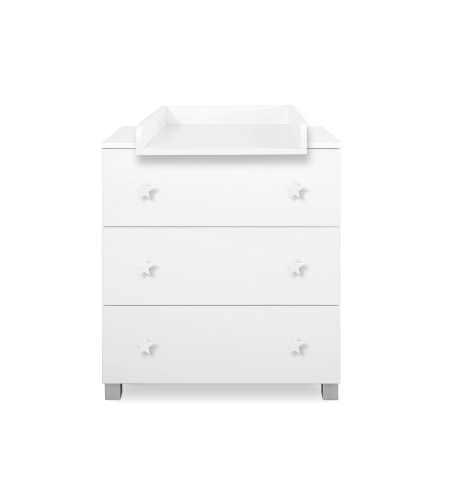 Lipasto Classic 6001 + vaipanvaihtoalusta Valkoinen