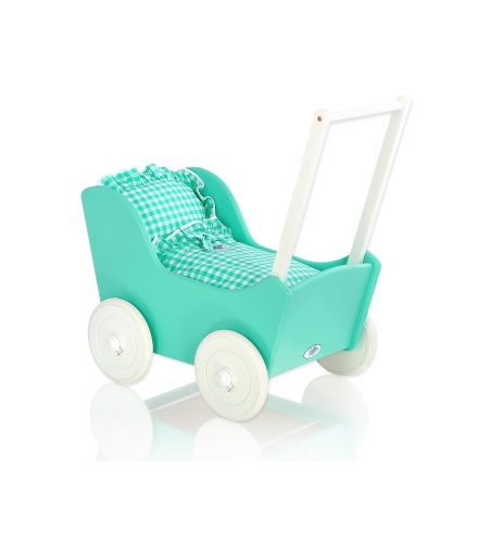 Minttu Puiset nuken vaunut (Valko-Minttu) Minttu Valkoinen