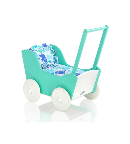 Minttu Puiset nuken vaunut (Valko-Minttu) Minttu Valkoinen