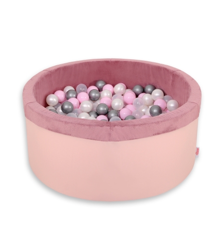 Pallomeri palloilla (200kpl) Pastellinvaaleanpunainen