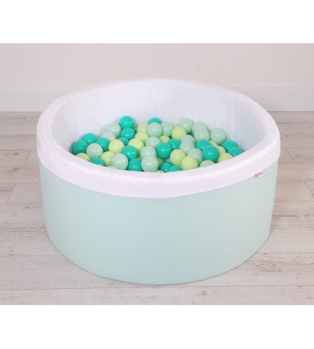 Pallomeri + pallot 200kpl Minttu