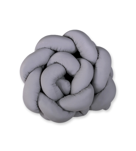 Pinnasängyn reunapehmuste - Knot 180cm Antrasiitti