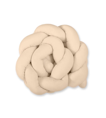 Pinnasängyn reunapehmuste - Knot 180cm Beige