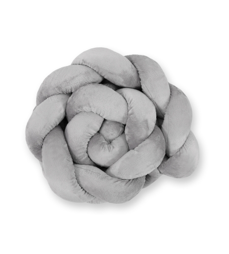 Pinnasängyn reunapehmuste - Knot 180cm Harmaa