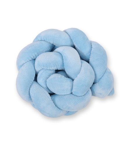 Pinnasängyn reunapehmuste  Mikny - Knot 180cm Sininen