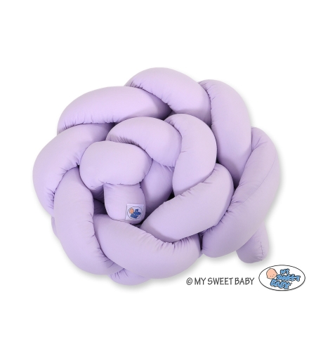 Pinnasängyn reunapehmuste - Knot 180cm Violetti
