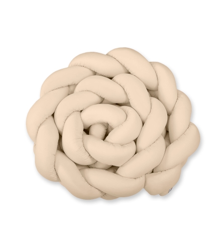 Pinnasängyn reunapehmuste - Knot XXL Beige