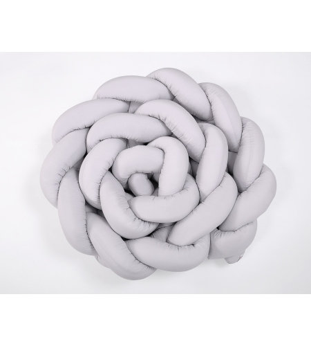 Pinnasängyn reunapehmuste - Knot XXL Harmaa