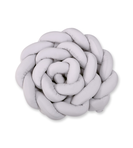 Pinnasängyn reunapehmuste - Knot XXL Harmaa