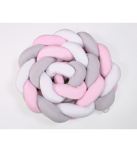 Pinnas ngyn Reunapehmuste Knot XXL Vaaleanpunainen Valkoinen Harmaa Pinnas ngyn Reunapehmuste Knot XXL Vaaleanpunainen Valkoinen Harmaa