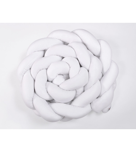 Pinnasängyn reunapehmuste - Knot XXL Valkoinen