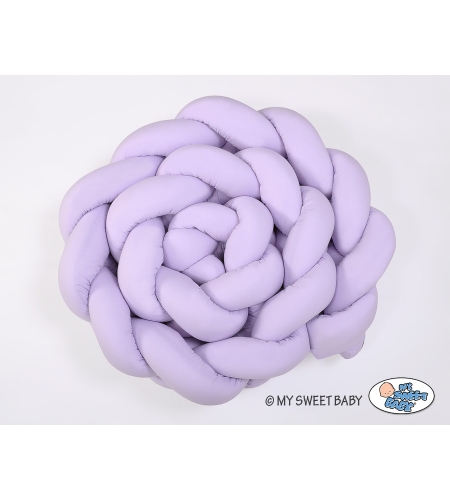 Pinnasängyn reunapehmuste - Knot XXL Violetti
