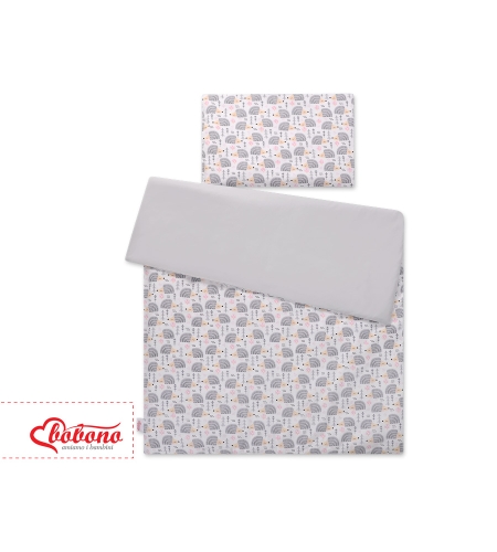 Pussilakanasetti - 100x135 Mini - Harmaa Siilet