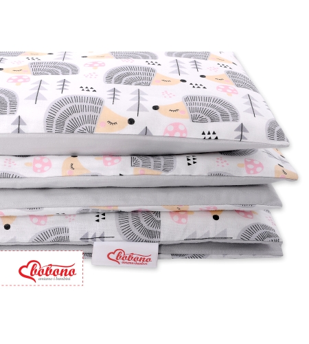 Pussilakanasetti - 100x135 Mini - Harmaa Siilet