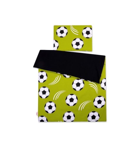 Pussilakanasetti 140x200 Junior - Vihreä Football Jalkapallo