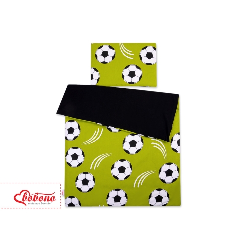 Pussilakanasetti 140x200 Junior - Vihreä Football Jalkapallo
