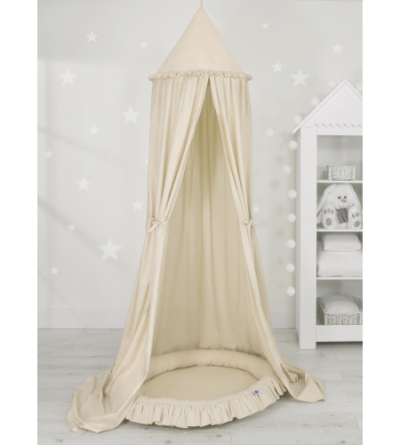 Setti: Prinsessakatos - leikkipesä Beige