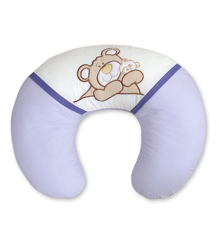 Tyynyliina imetystyynylle - Barnabas Bear Violetti