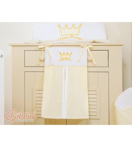 Vaippojen säilytyspussi - Little Prince/Princess Norsunluu