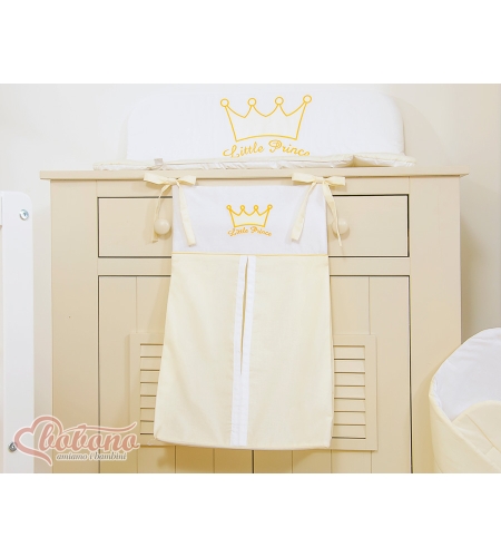 Vaippojen säilytyspussi - Little Prince/Princess Norsunluu