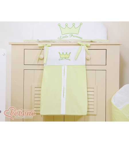 Vaippojen säilytyspussi - Little Prince/Princess Vihreä
