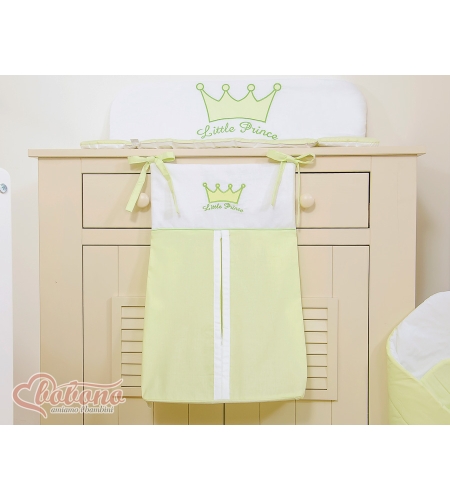 Vaippojen säilytyspussi - Little Prince/Princess Vihreä