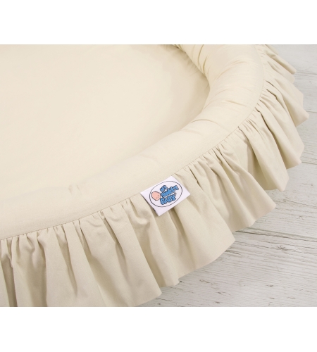 Vauvan leikkipesä reunuksella Beige