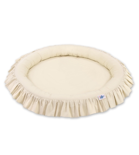 Vauvan leikkipesä reunuksella Beige