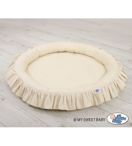 Vauvan leikkipesä reunuksella Beige